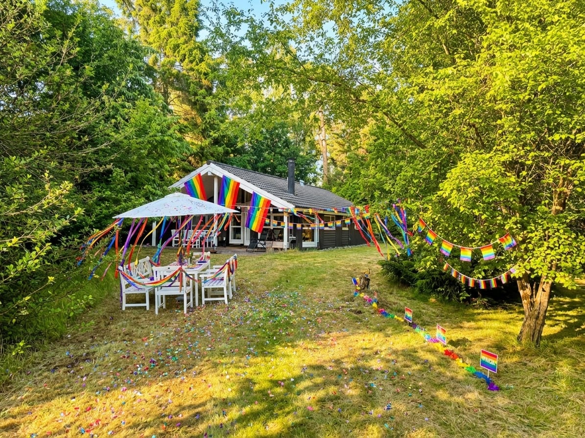 Pride photo effect example