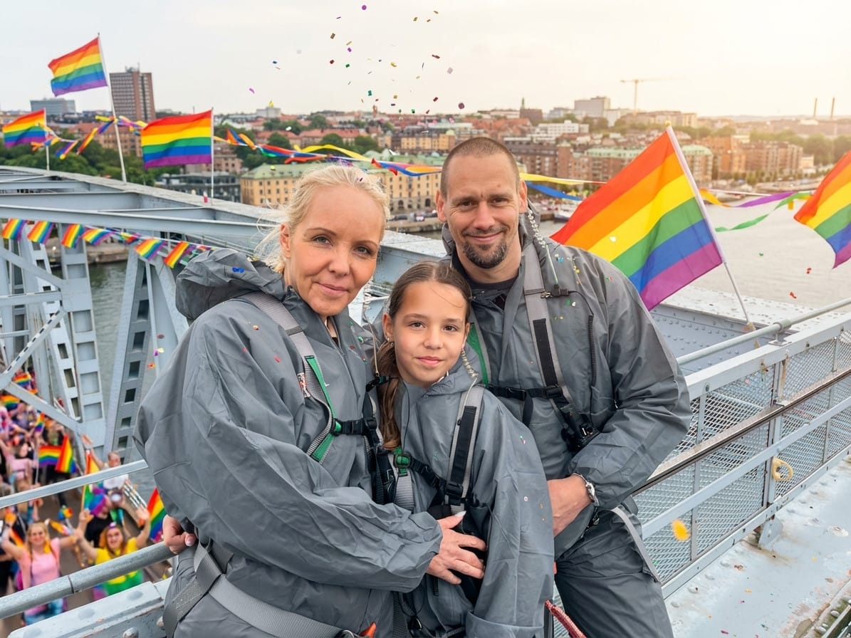 Pride photo effect example