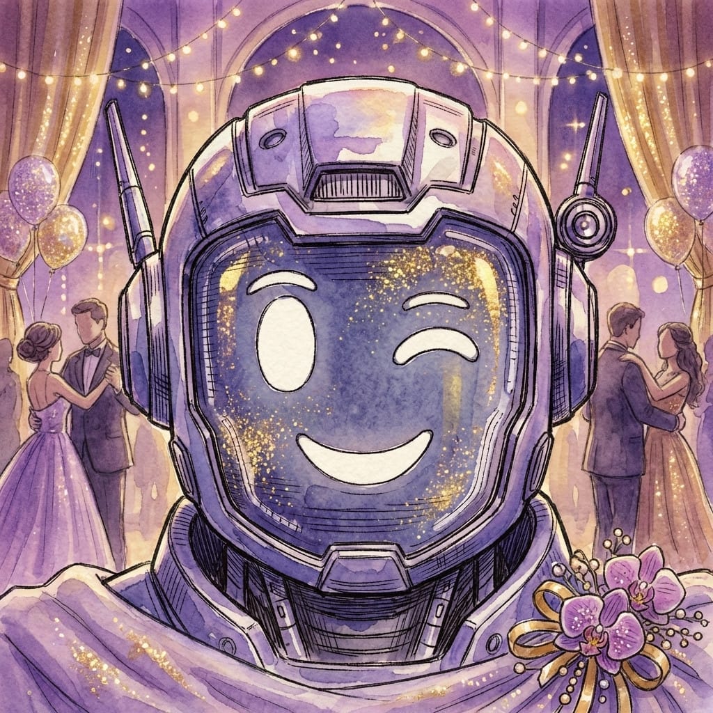 Prom photo effect example