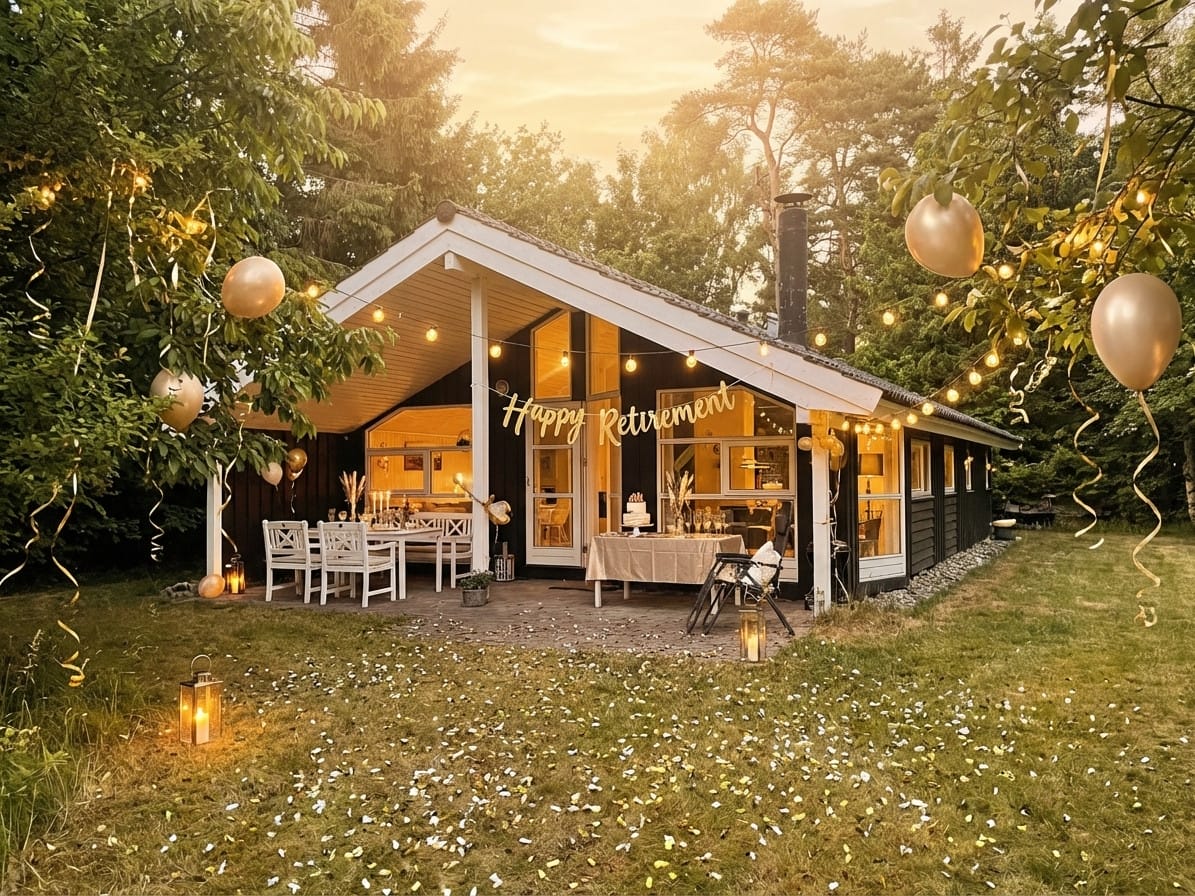 Retirement photo effect example