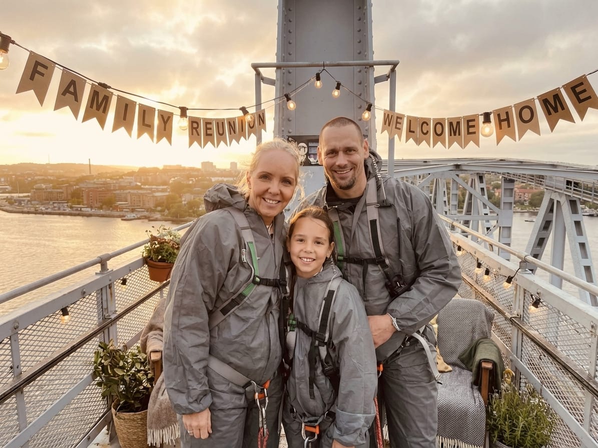 Reunion photo effect example