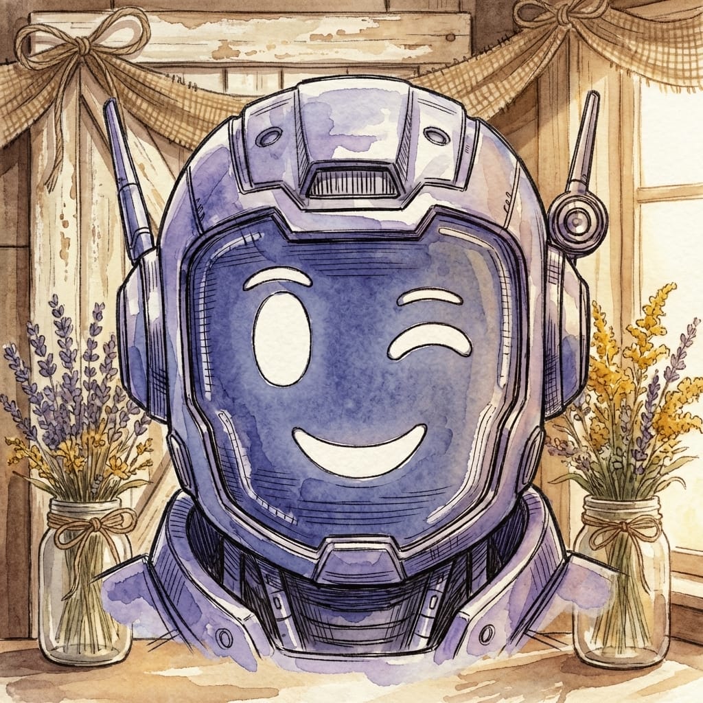 Rustic photo effect example