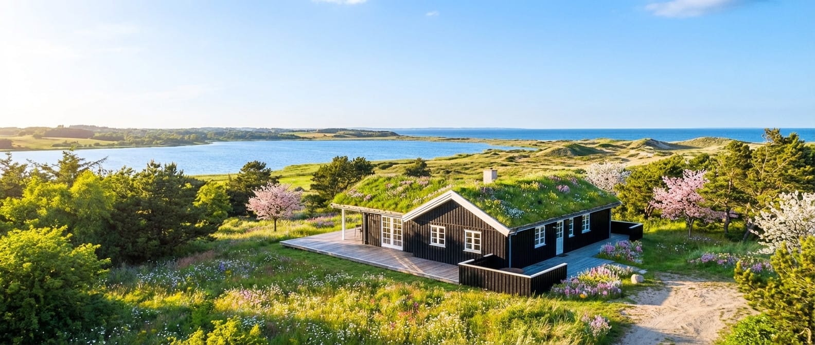 Spring photo effect example