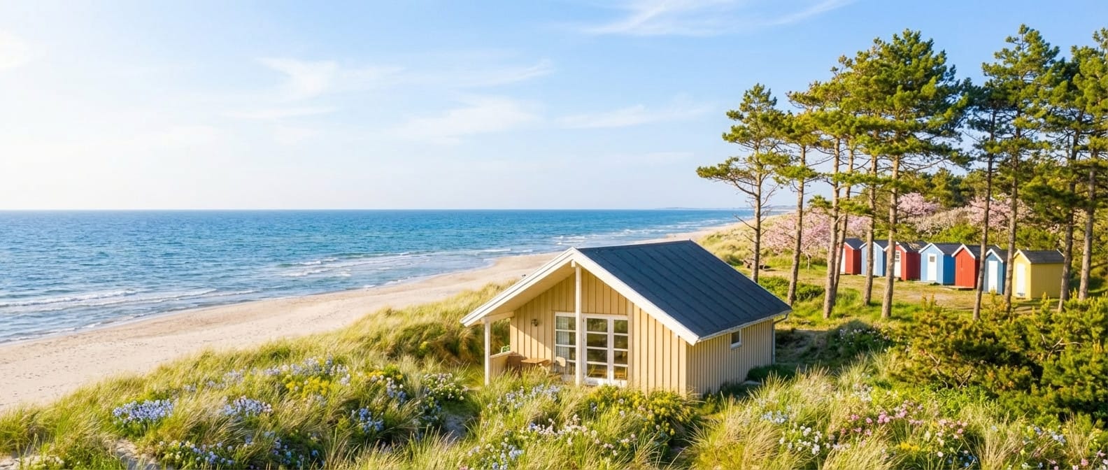 Spring photo effect example