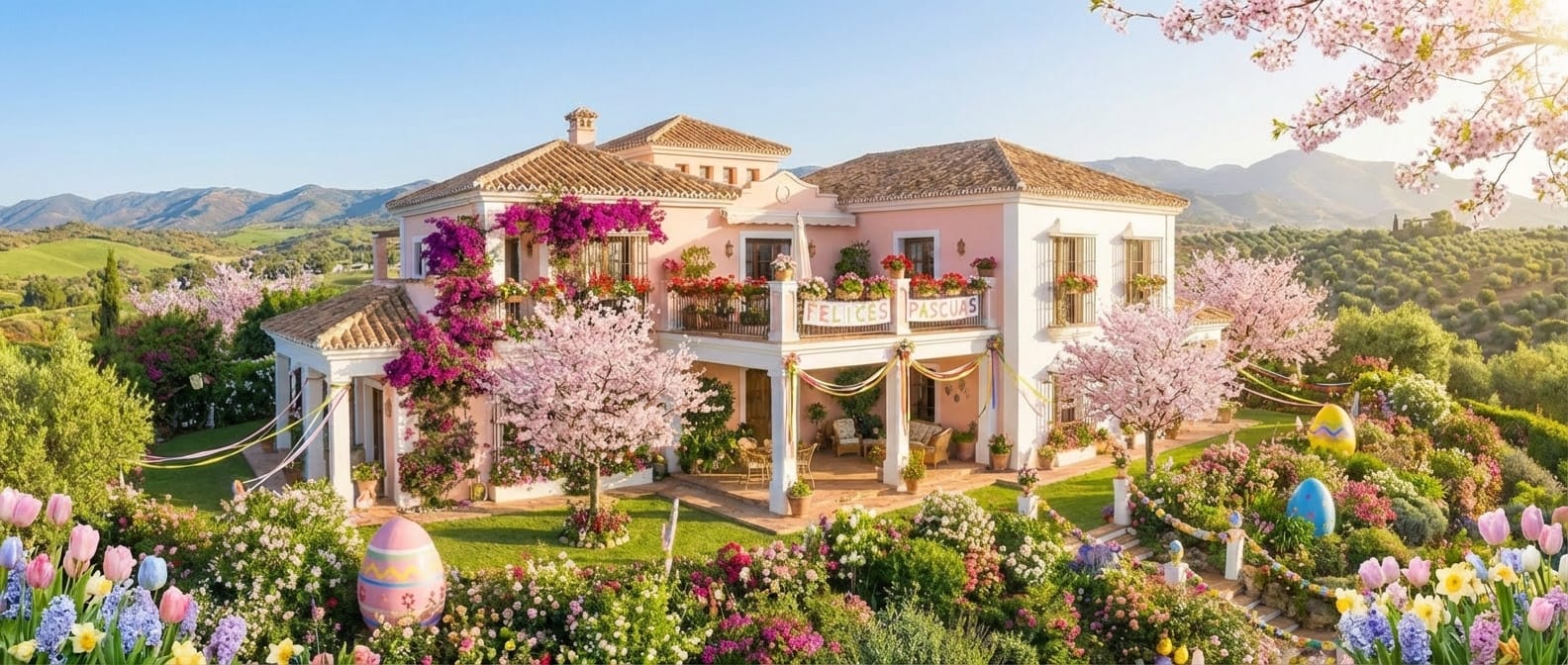 Spring photo effect example