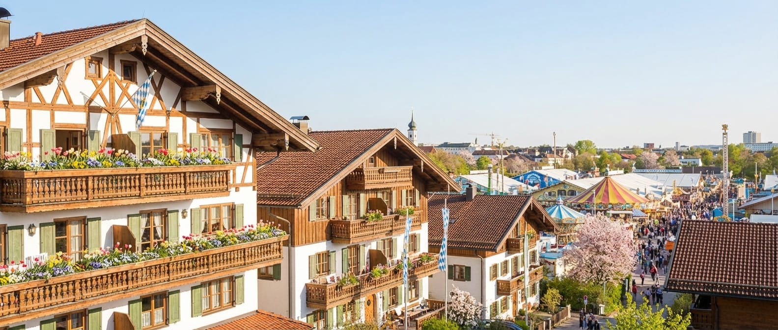 Spring photo effect example