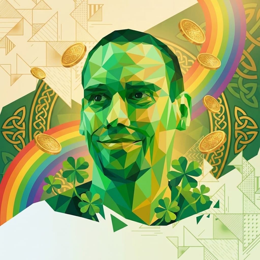 St. Patrick's Day photo effect example