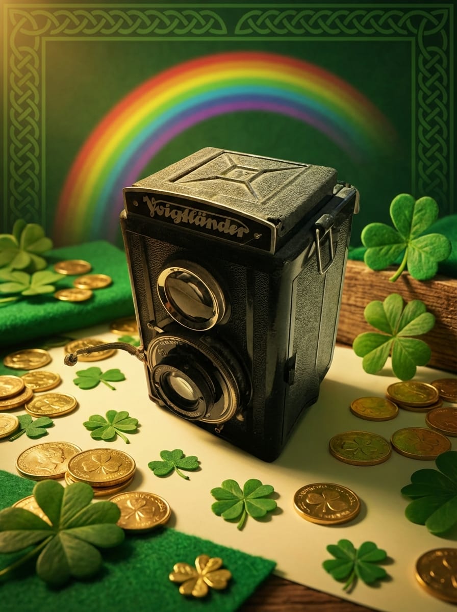 St. Patrick's Day photo effect example