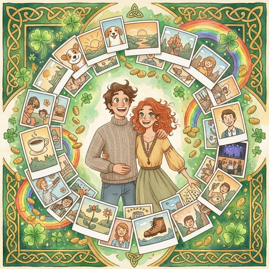 St. Patrick's Day photo effect example