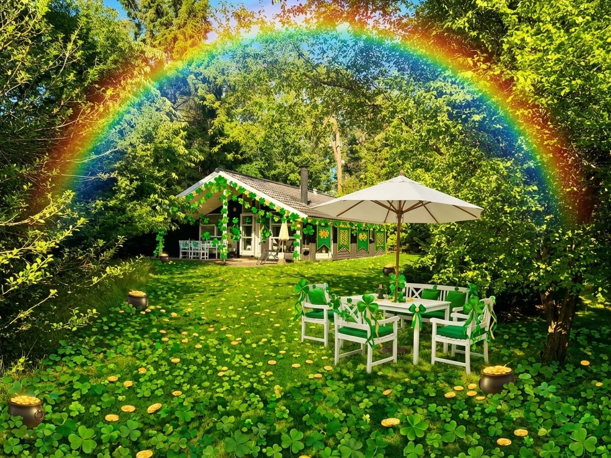 St. Patrick's Day photo effect example