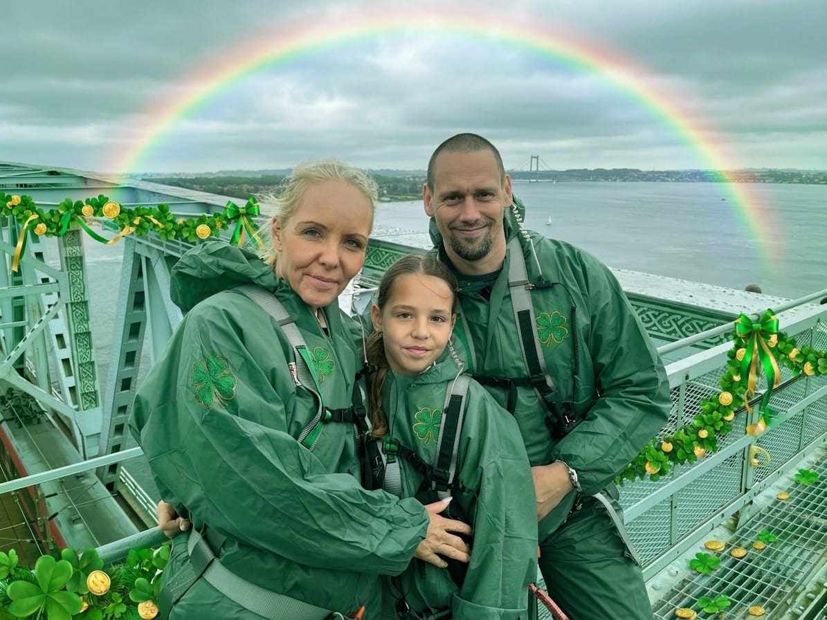 St. Patrick's Day photo effect example