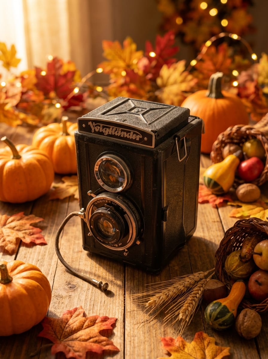 Thanksgiving photo effect example