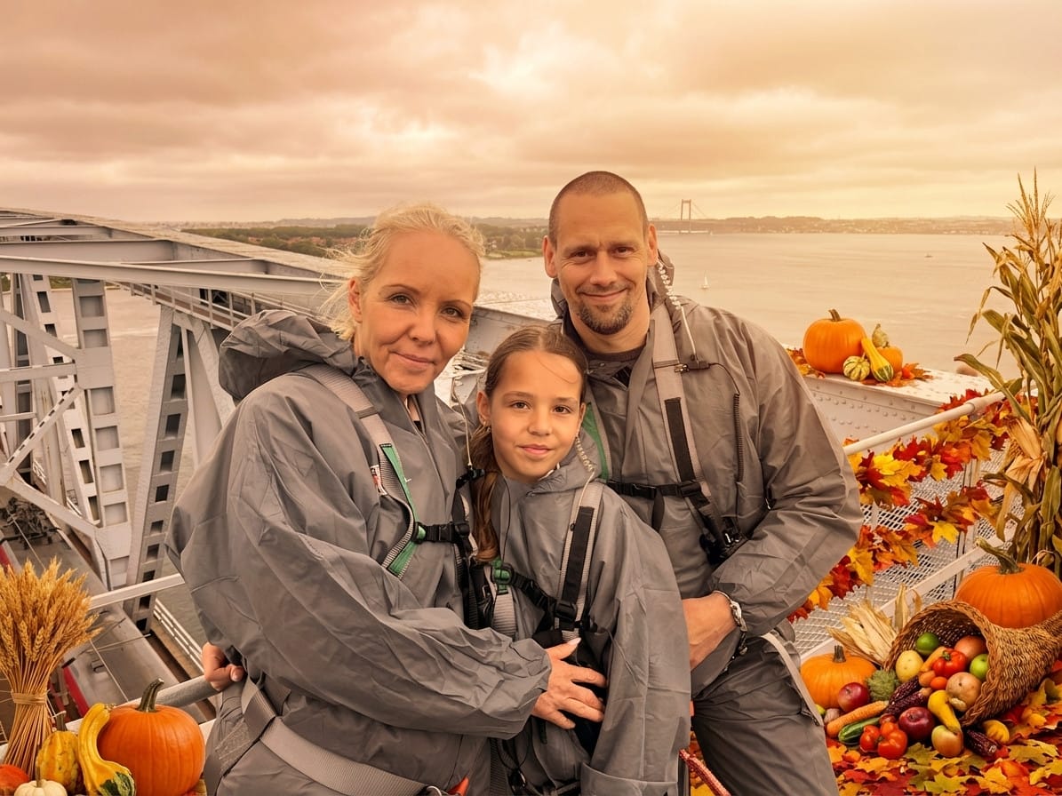 Thanksgiving photo effect example