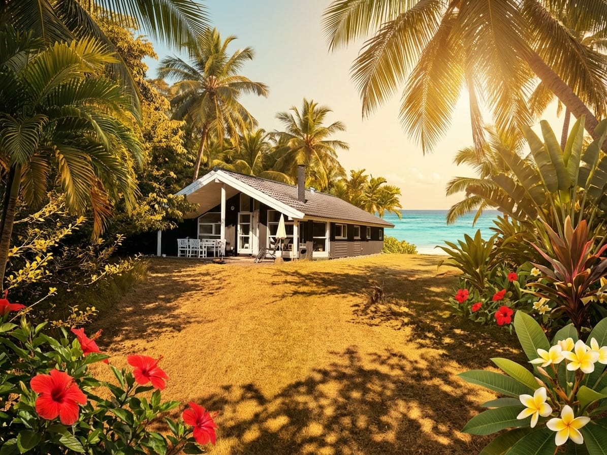 Tropical photo effect example