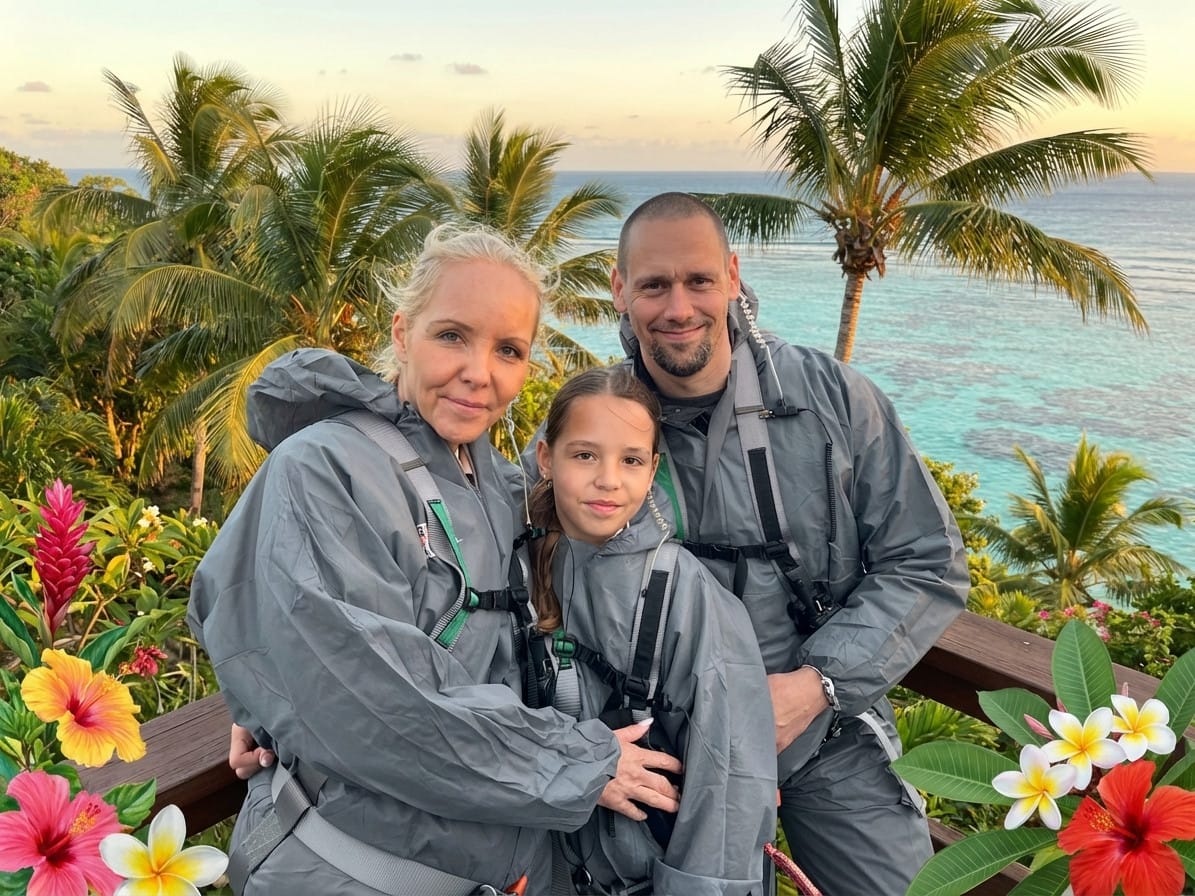 Tropical photo effect example