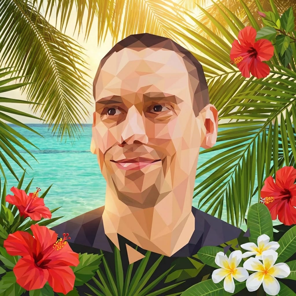 Tropical photo effect example