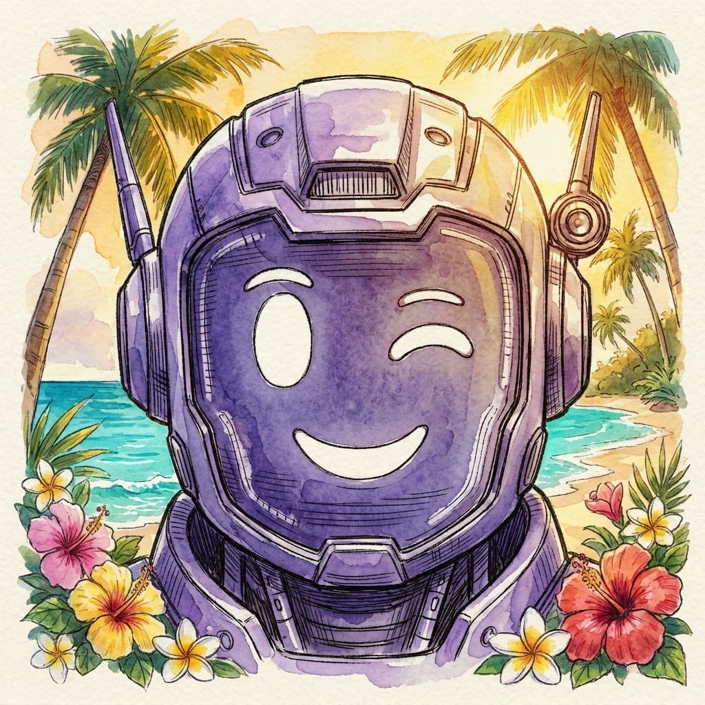 Tropical photo effect example