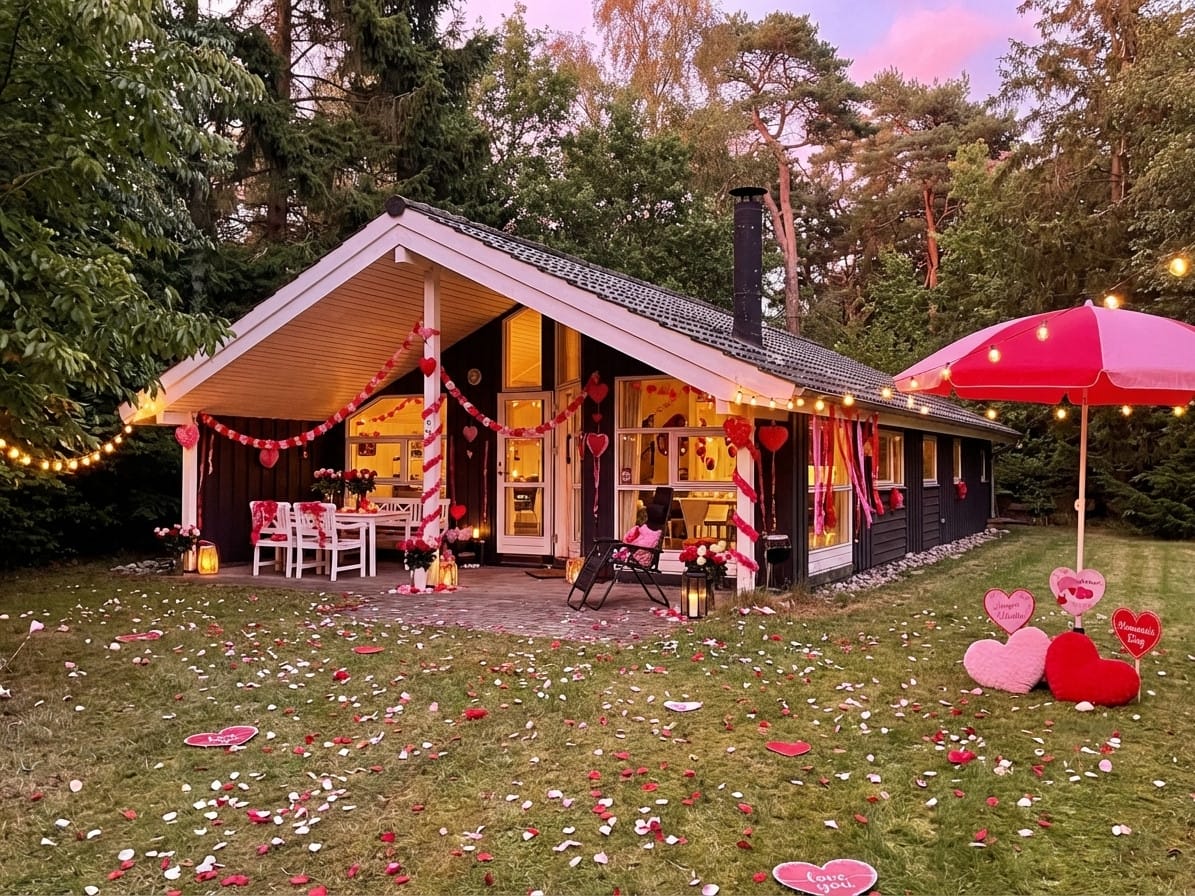 Valentine's Day photo effect example