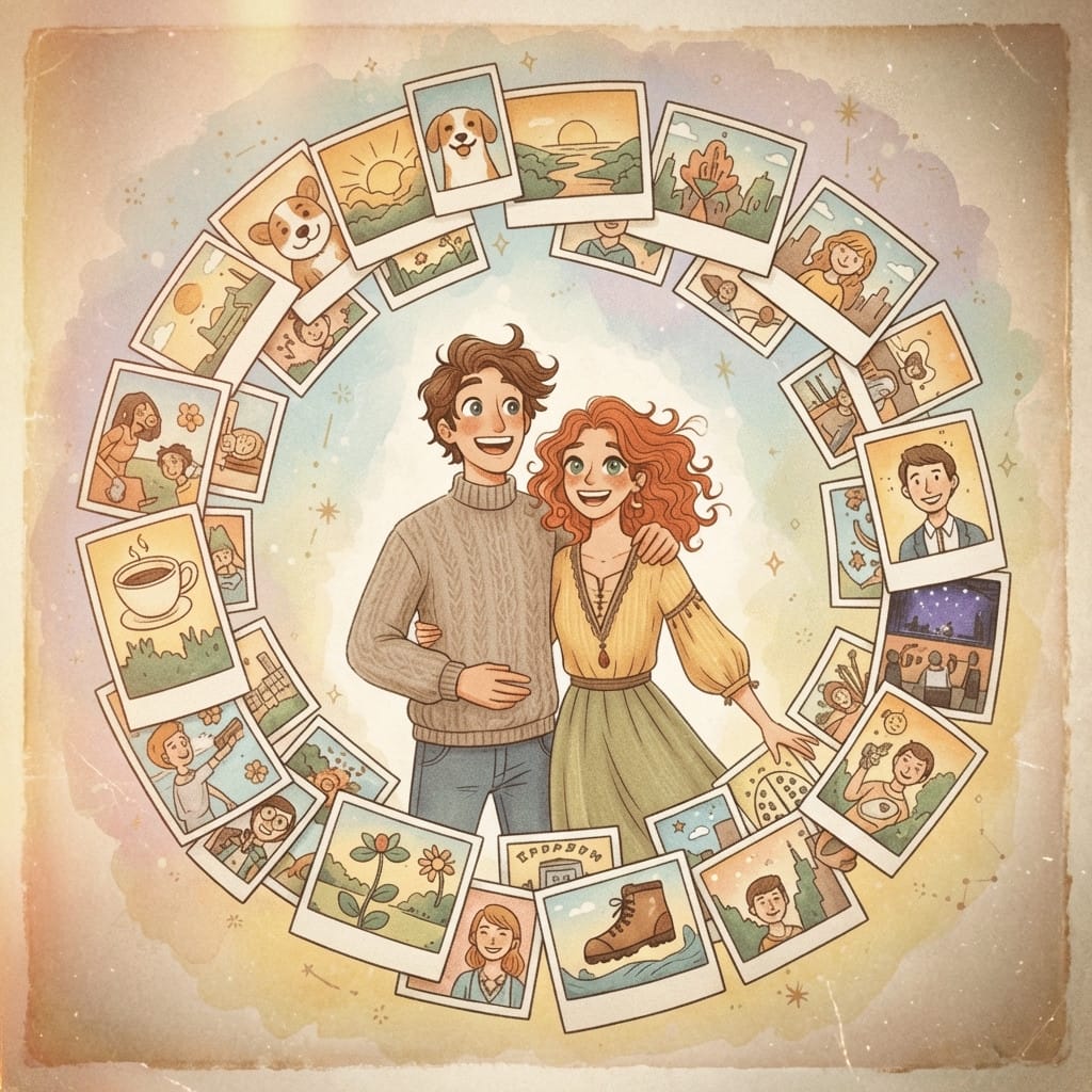 Vintage photo effect example