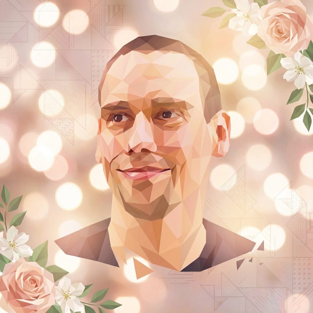 Wedding photo effect example