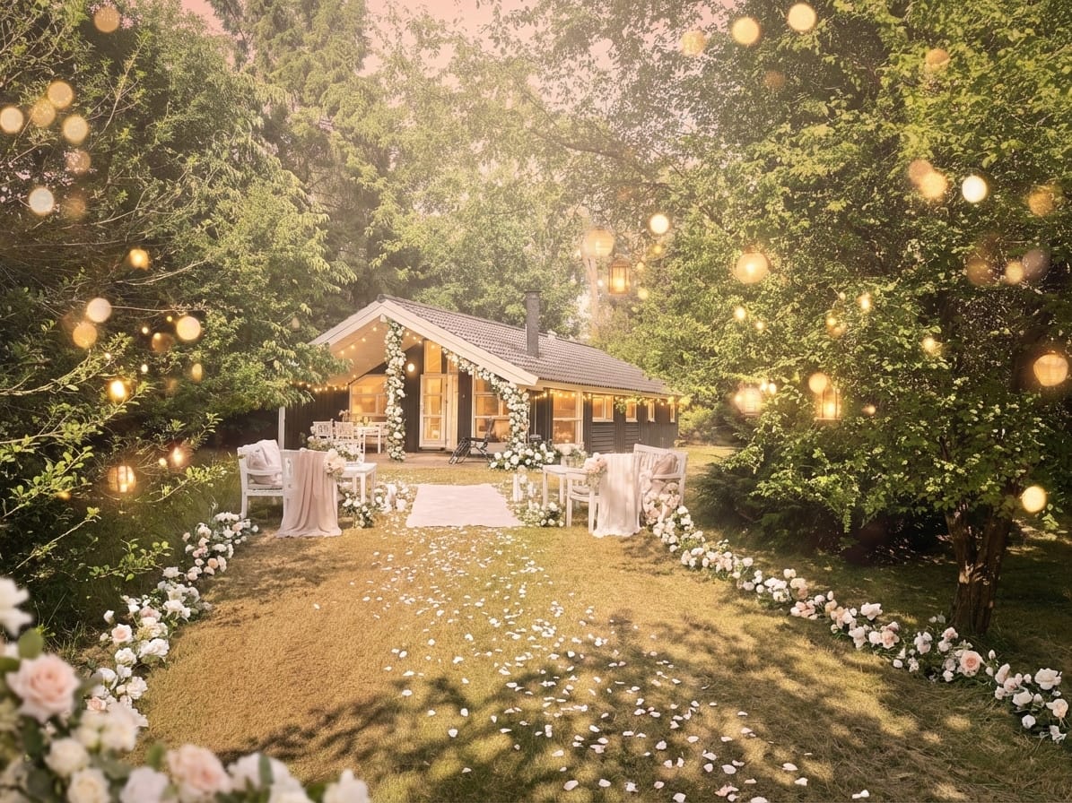 Wedding photo effect example