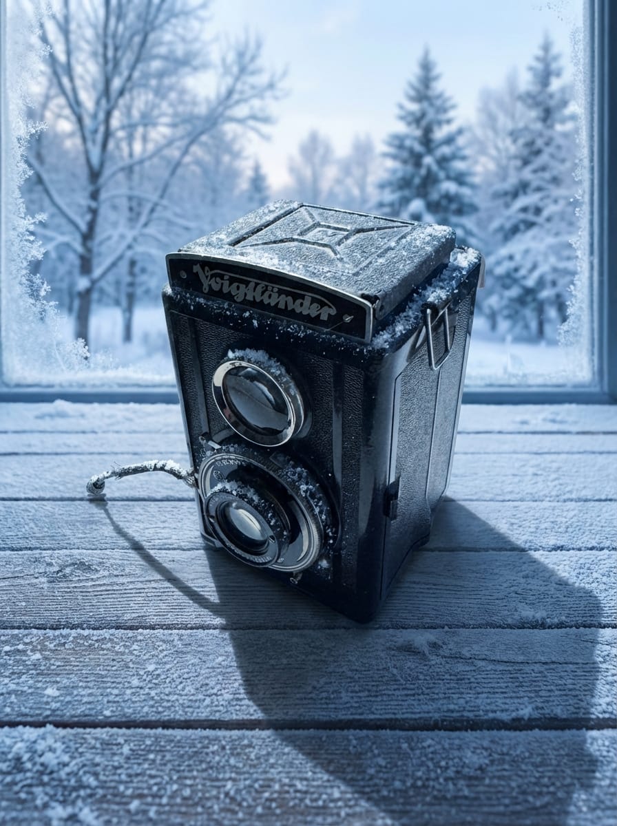 Winter photo effect example