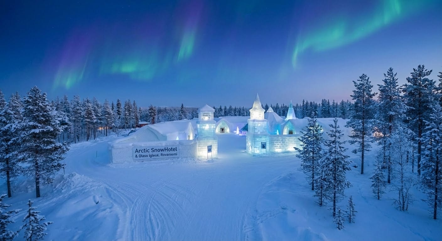 Winter photo effect example