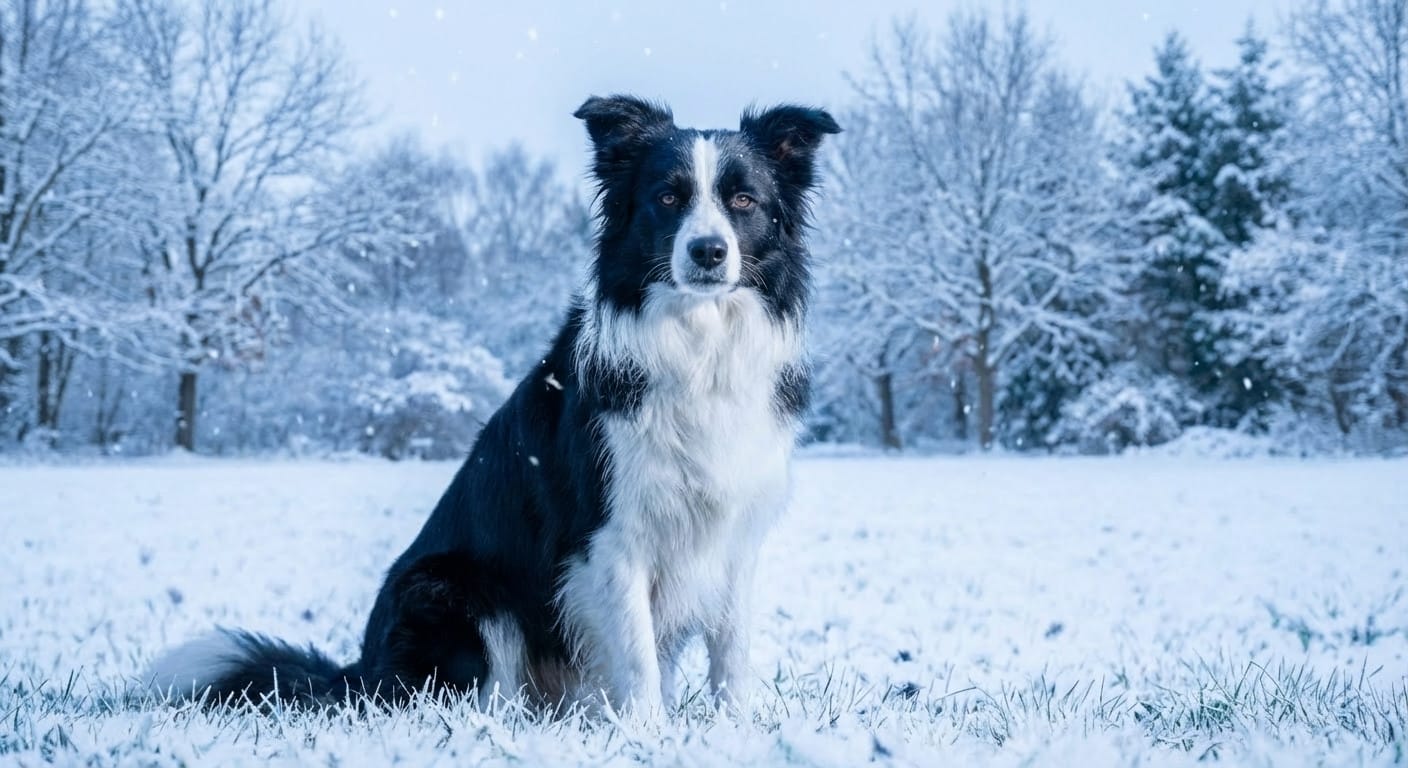 Winter photo effect example