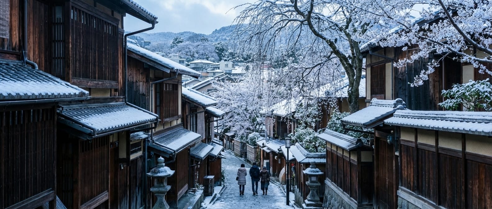 Winter photo effect example