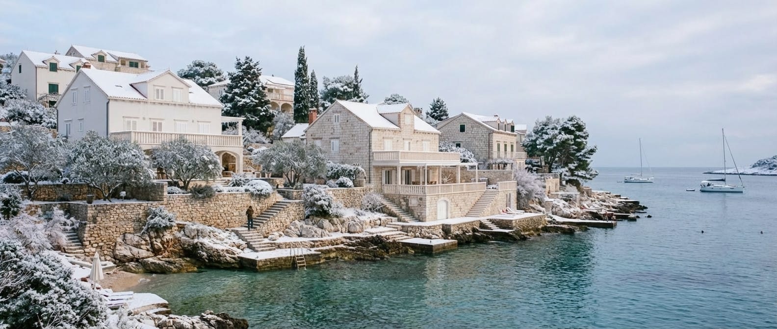 Winter photo effect example