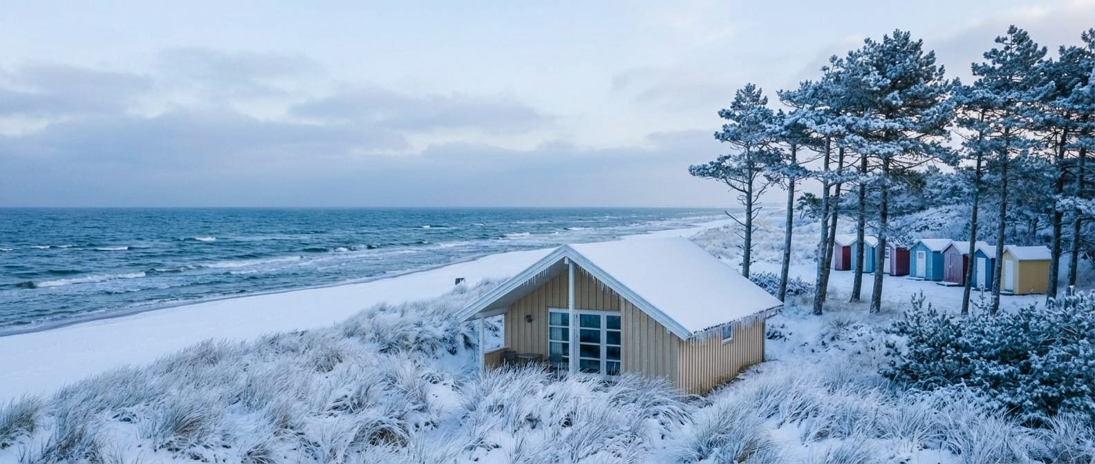 Winter photo effect example