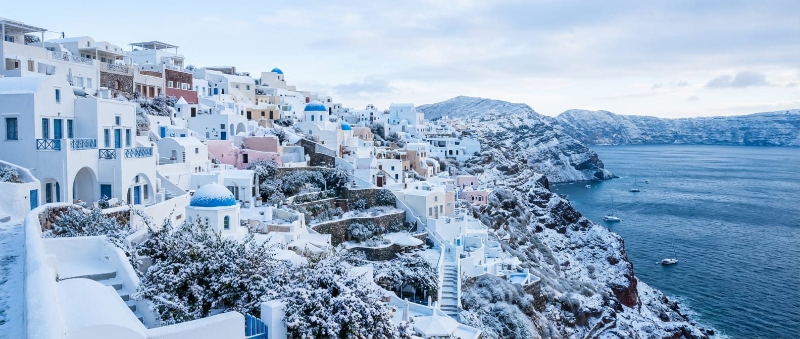 Winter photo effect example