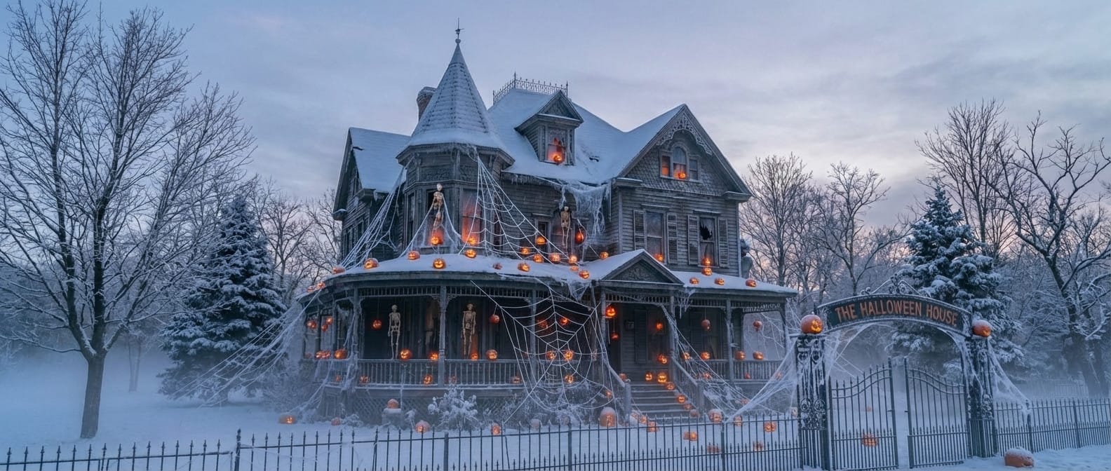 Winter photo effect example