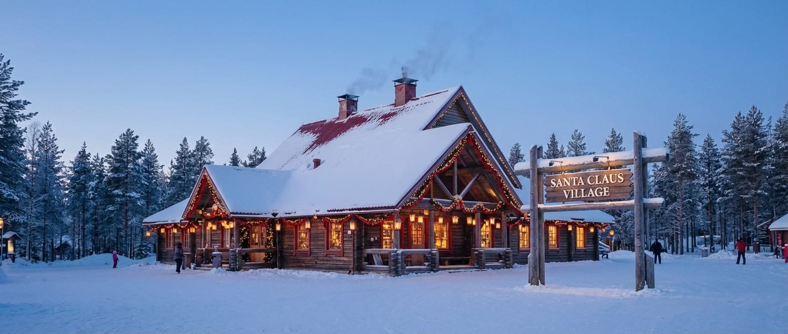 Winter photo effect example