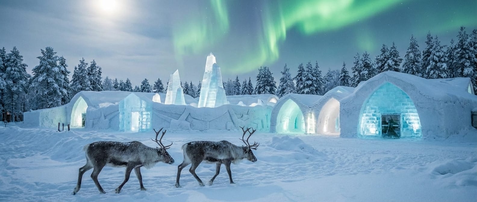 Winter photo effect example