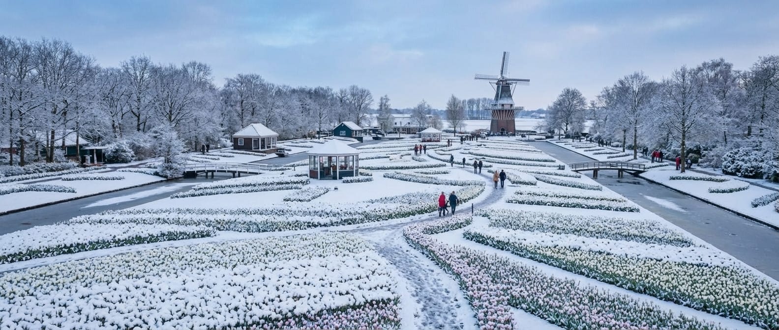 Winter photo effect example