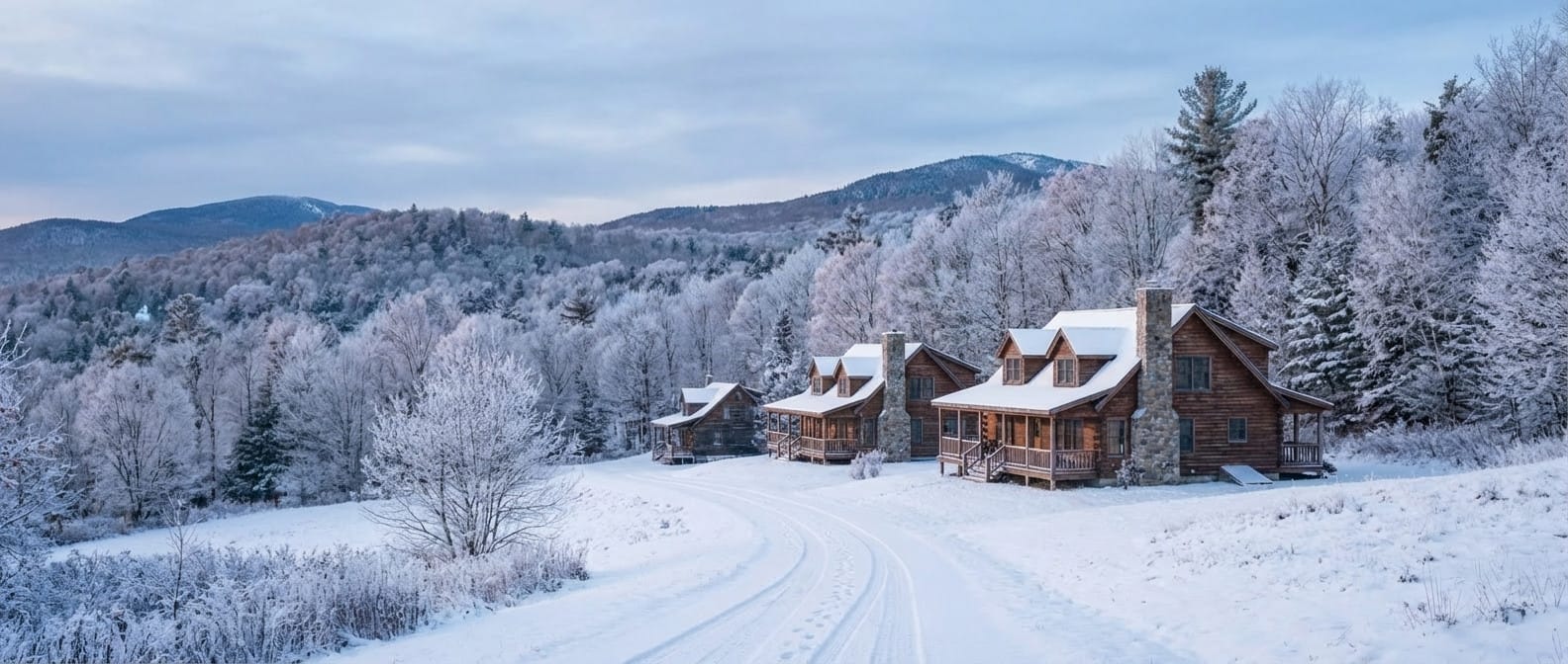 Winter photo effect example