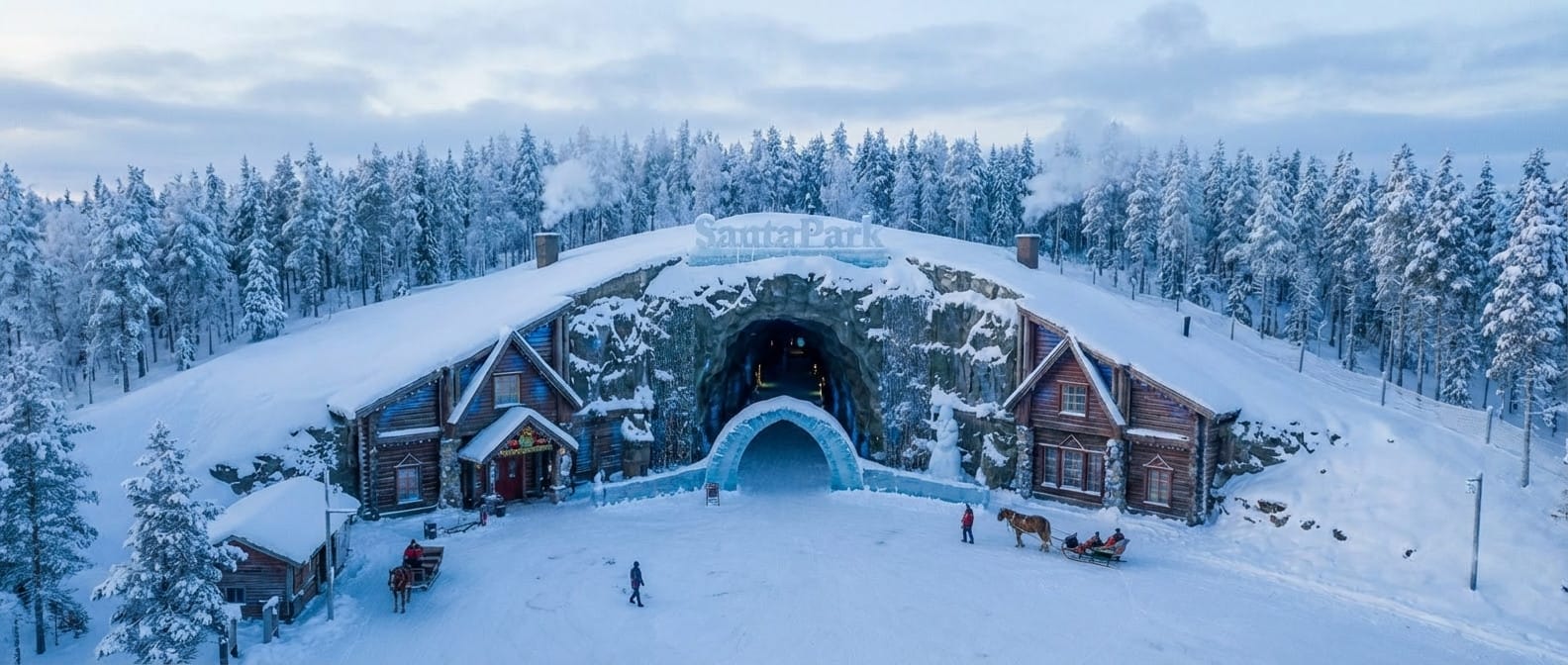 Winter photo effect example