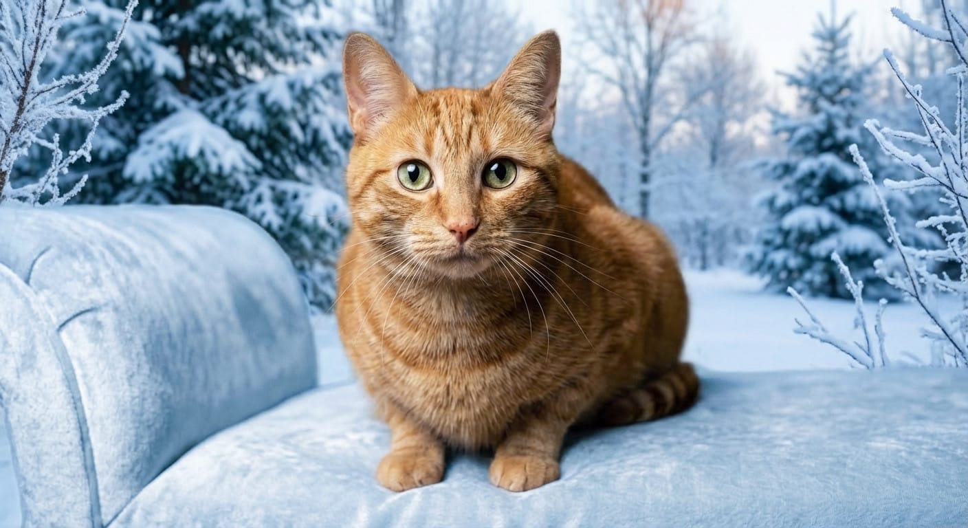 Winter photo effect example