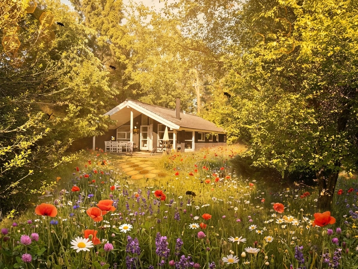 World Bee Day photo effect example