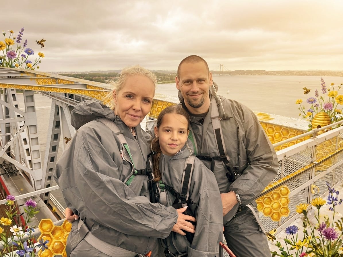 World Bee Day photo effect example