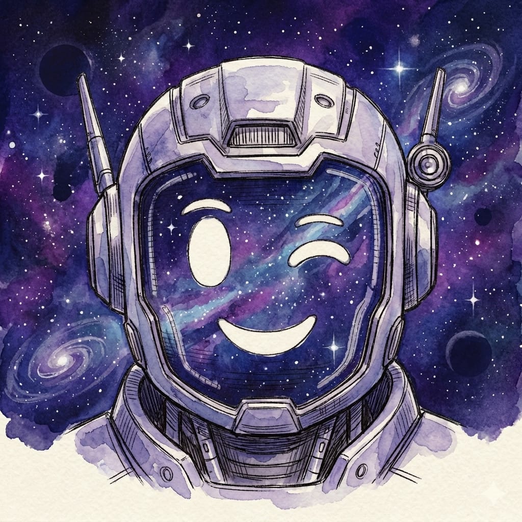 World Space Day photo effect example